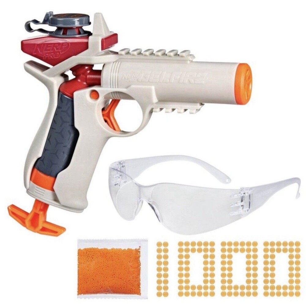 Nerf Pro Gelfire Ignitor Blaster 1000 Gelfire Rounds 60 Round Capacity Ages 14+